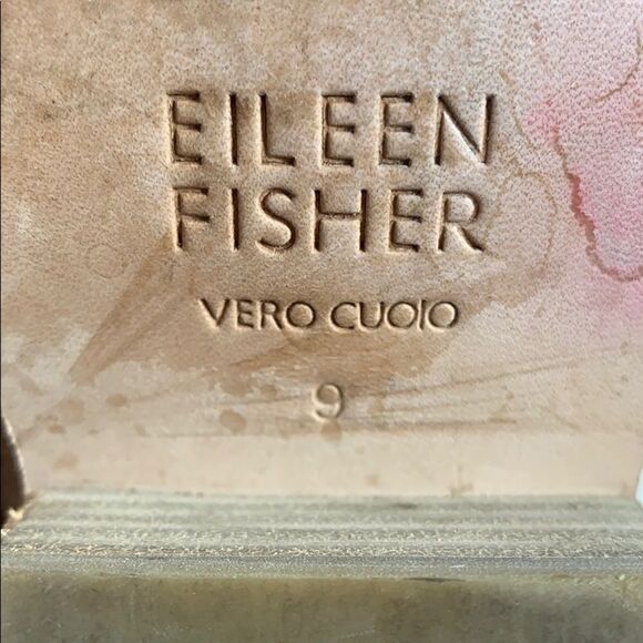 Eileen Fisher Sienna Suede Tan Booties Size 9 - Picture 5 of 8